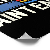 Electrician N Ain't Easy Dad Grandpa Papa Fathers  ポスター (角)