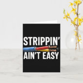 Electrician N Ain't Easy Funny Dad Fathers Day  カード (黄色い花)