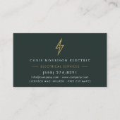 Electrician – Professional Green Electric Company 名刺 (正面)