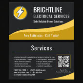 Electrician QR Code Professional 名刺