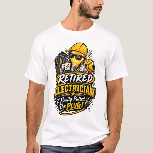 Electrician Retirement Gift Tシャツ (正面)
