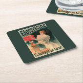 Electricine昇進のPosterFrance スクエアペーパーコースター (アングル)