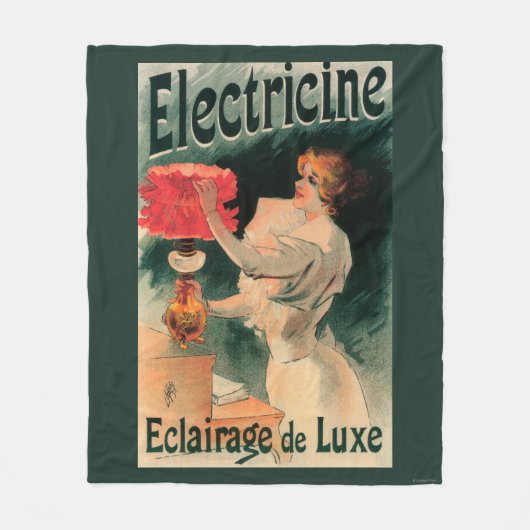 Electricine昇進のPosterFrance フリースブランケット (正面)
