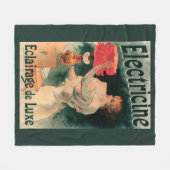 Electricine昇進のPosterFrance フリースブランケット (正面(横))