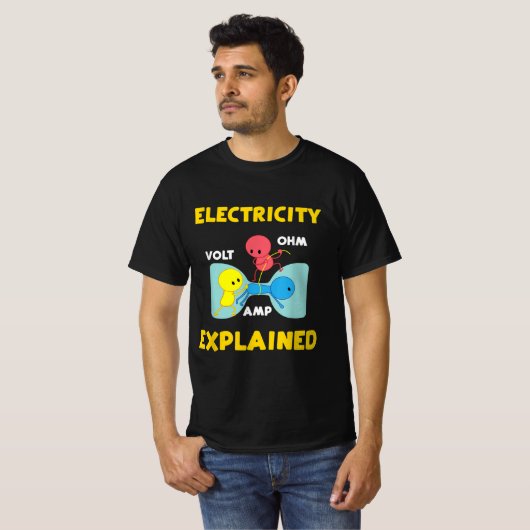 Electricity Explained Tシャツ (正面フル)