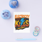 Electricity Kills Bold Graffiti Design チラシ (シングル)
