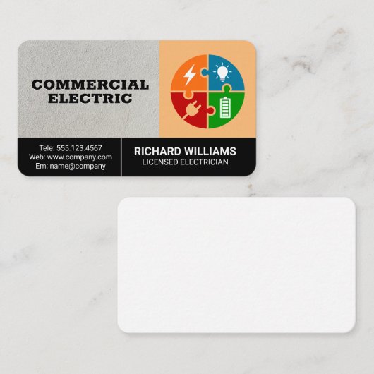 Electricity Power and Energy 名刺 (正面/裏面)