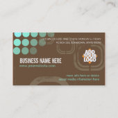 Electro グランジ Dubstep DJ名刺 名刺 (裏面)