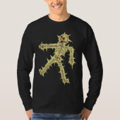 Electrocuted Skeleton Halloween Tシャツ (正面)