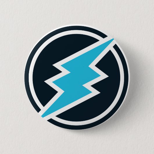 Electroneumのギア 缶バッジ (正面)