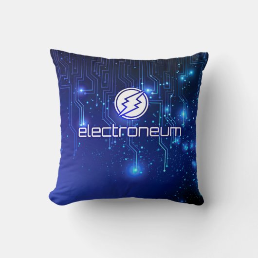 Electroneum ETNの枕 クッション (正面)
