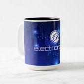 Electroneum ETN ツートーンマグカップ (正面左)