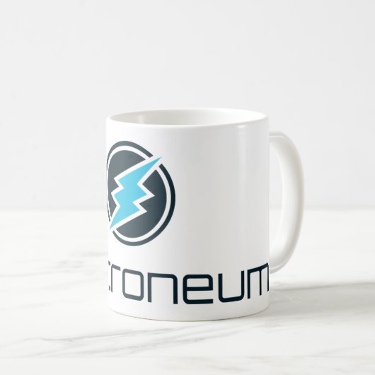 Electroneum (ETN) Logo コーヒーマグカップ (正面右)