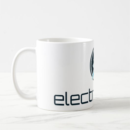 Electroneum (ETN) Logo コーヒーマグカップ (左)