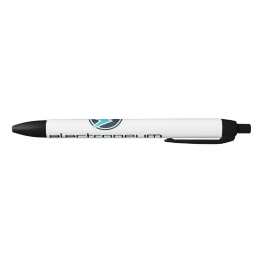 Electroneum (ETN) Logo 黒ボールペン (ボトム)