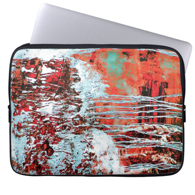 Electronic Bag – Corrosion Pulse ラップトップスリーブ (正面)