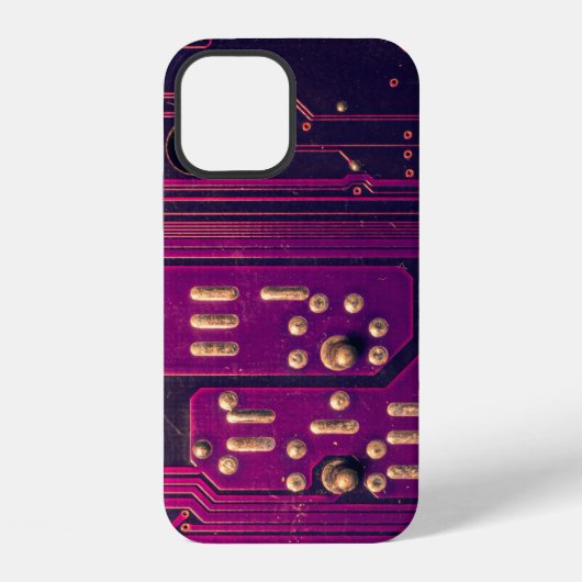 Electronic circuit board abstract background. comp iPhoneケース (裏面)