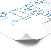 electronic circuit scheme technology blueprint gee フォトプリント            (角)