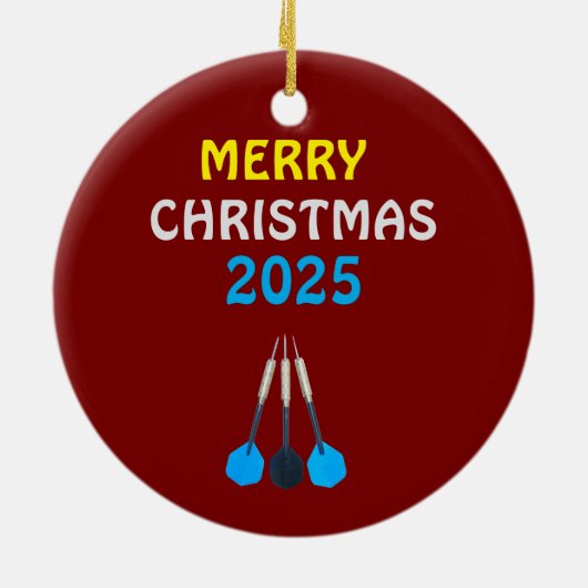 Electronic Dart Board セラミックオーナメント (裏面)