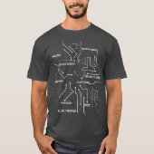 ELECTRONIC MUSIC CIRCUIT HOUSE BREAKBEAT DUBSTEP Tシャツ (正面)