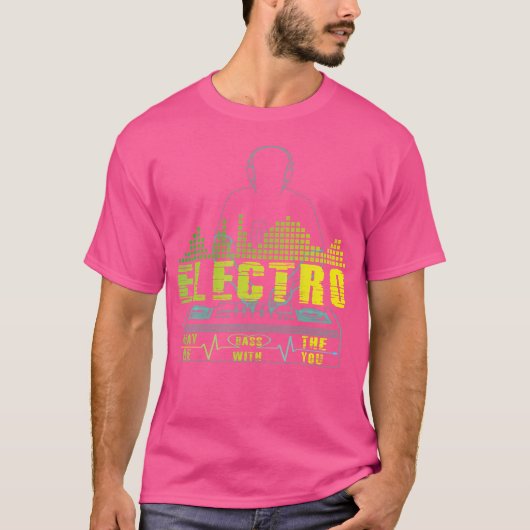 Electronic Music Quote Techno Rave Electric Festiv Tシャツ (正面)