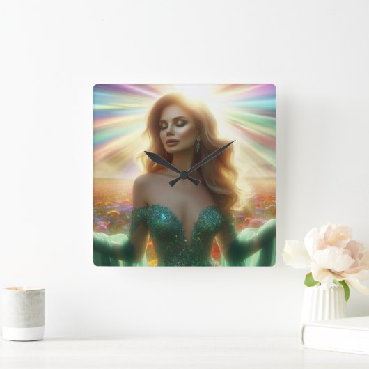 Electronics Bag スクエア壁時計 (ホーム)