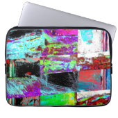 Electronics Bag – Abstract Grid ラップトップスリーブ (正面)