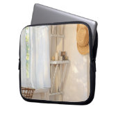 Electronics Bag Curtain in the Wind ラップトップスリーブ (正面左)