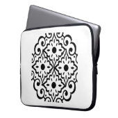 Electronics Bag Minimalist Moroccan Geometric Lapt ラップトップスリーブ (正面左)