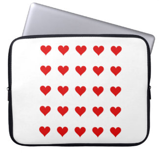 Electronics Bag with hearts. ラップトップスリーブ