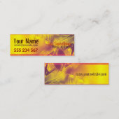 electrozArt #001のプロフィールの名刺 スキニー名刺 (正面/裏面)