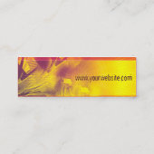 electrozArt #001のプロフィールの名刺 スキニー名刺 (裏面)