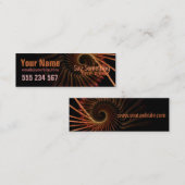 electrozArt #003プロファイル名刺 スキニー名刺 (正面/裏面)