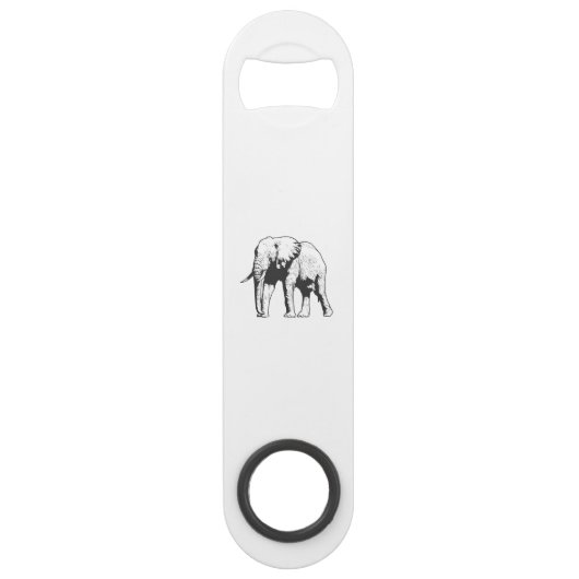 Elefant Dickhäuter aus Afrika スピード栓抜き (正面)