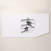 Elefant Dickhäuter aus Afrika バスタオル (バスタオル)