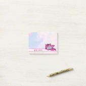  Elefant in Blüte Post-it Klebezettel ポストイット (デスク上)