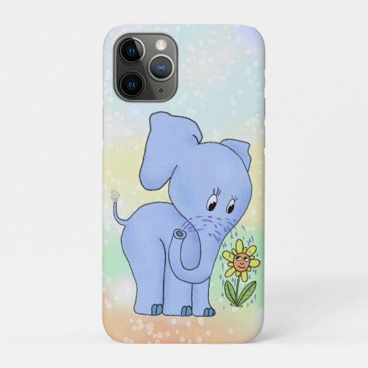 Elefant mit Blume Case-Mate iPhoneケース (裏)