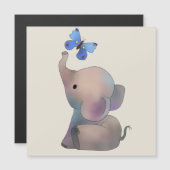 Elefant mit Schmetterling (正面/裏面)
