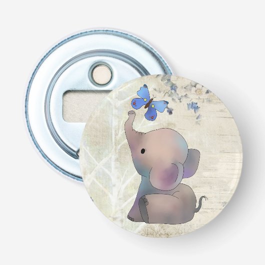 Elefant mit Schmetterling 栓抜き (正面)
