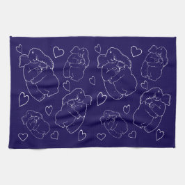 Elefant und Bär キッチンタオル