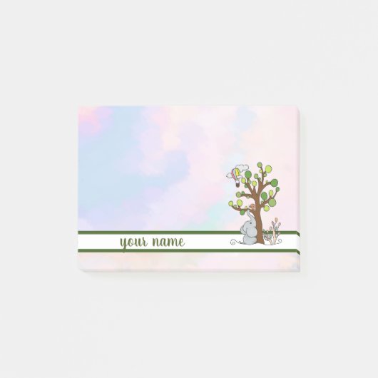 Elefant und baum Post-it Klebezettel ポストイット (正面)