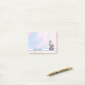 Elefant und Schmetterling Klebezettel ポストイット (デスク上)