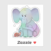 Elefant und Schnecke Aufkleber シール (シート)