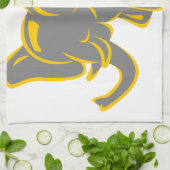 Elefante キッチンタオル (折り畳み)