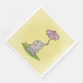 Elefante bebé segurando um pequeno guarda-chuva (コーナー)