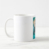 Elefante Majestuoso en Acuarela コーヒーマグカップ (左)