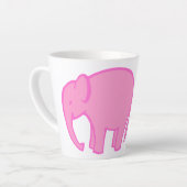 elefante rosa  カフェラテマグ (左アングル)