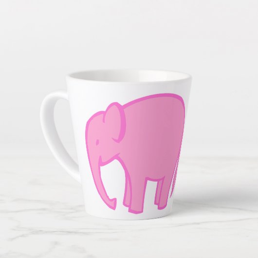 elefante rosa  カフェラテマグ (左アングル)