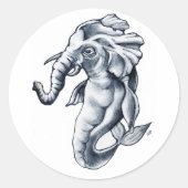 Elefishgerald030_copy ラウンドシール (正面)