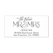 Elegan Future Mr.And Mrs.Address結婚's セルフインキングスタンプ (デザイン)